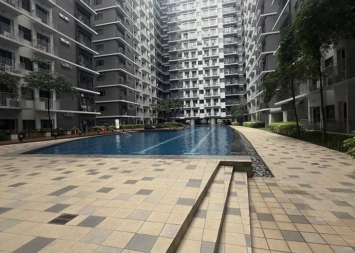 New Shore3 1br Corner Pool Balcony Moa * Manila